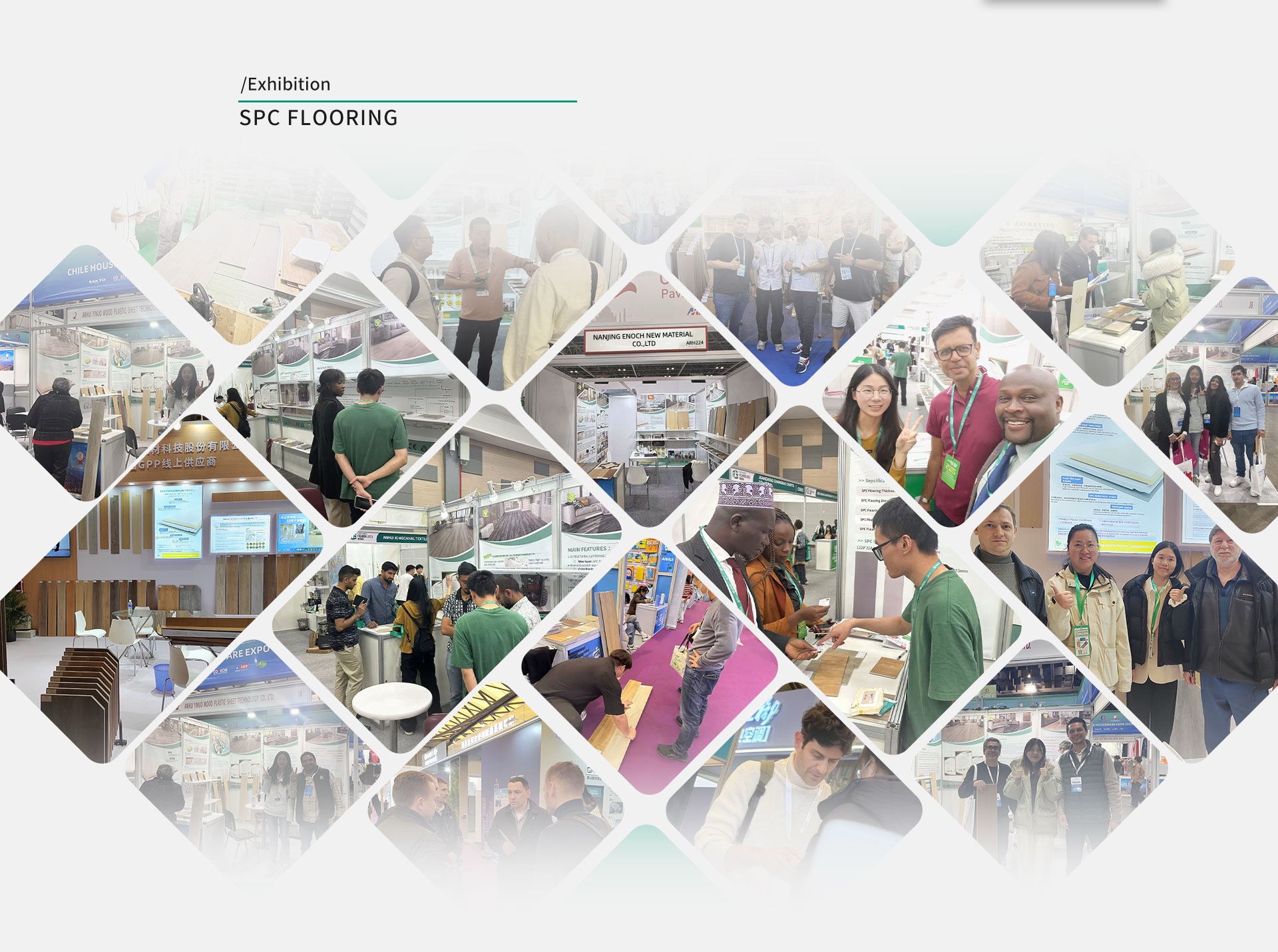 Enoch participating in an industry exhibition